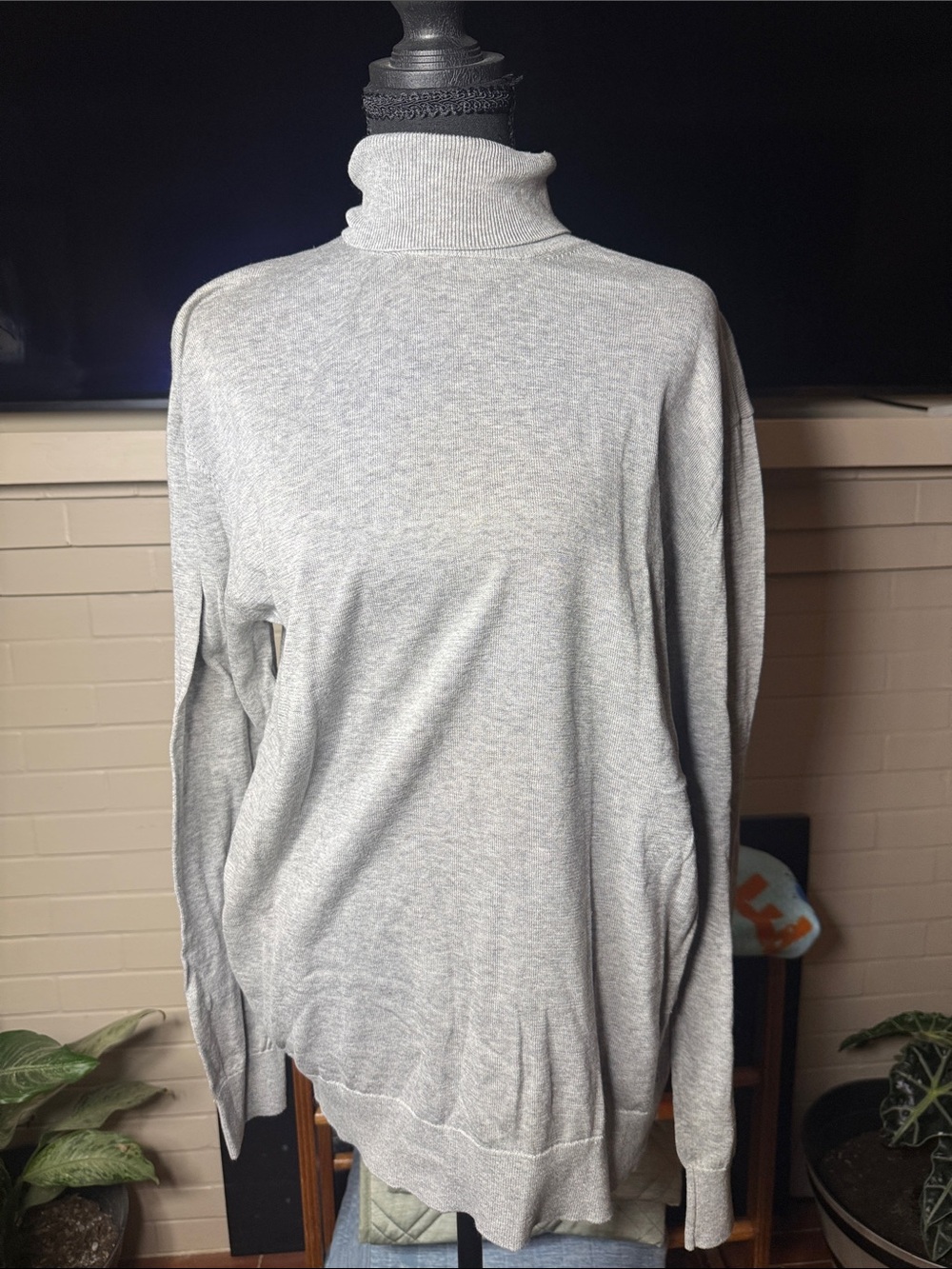 H&M Light Gray Turtleneck Sweater